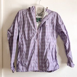 Woolrich Lavender Plaid Outerwear Raincoat